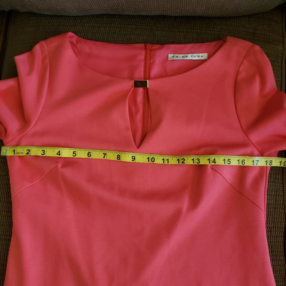 Trina Turk Coral Dress - Picture 8 of 9